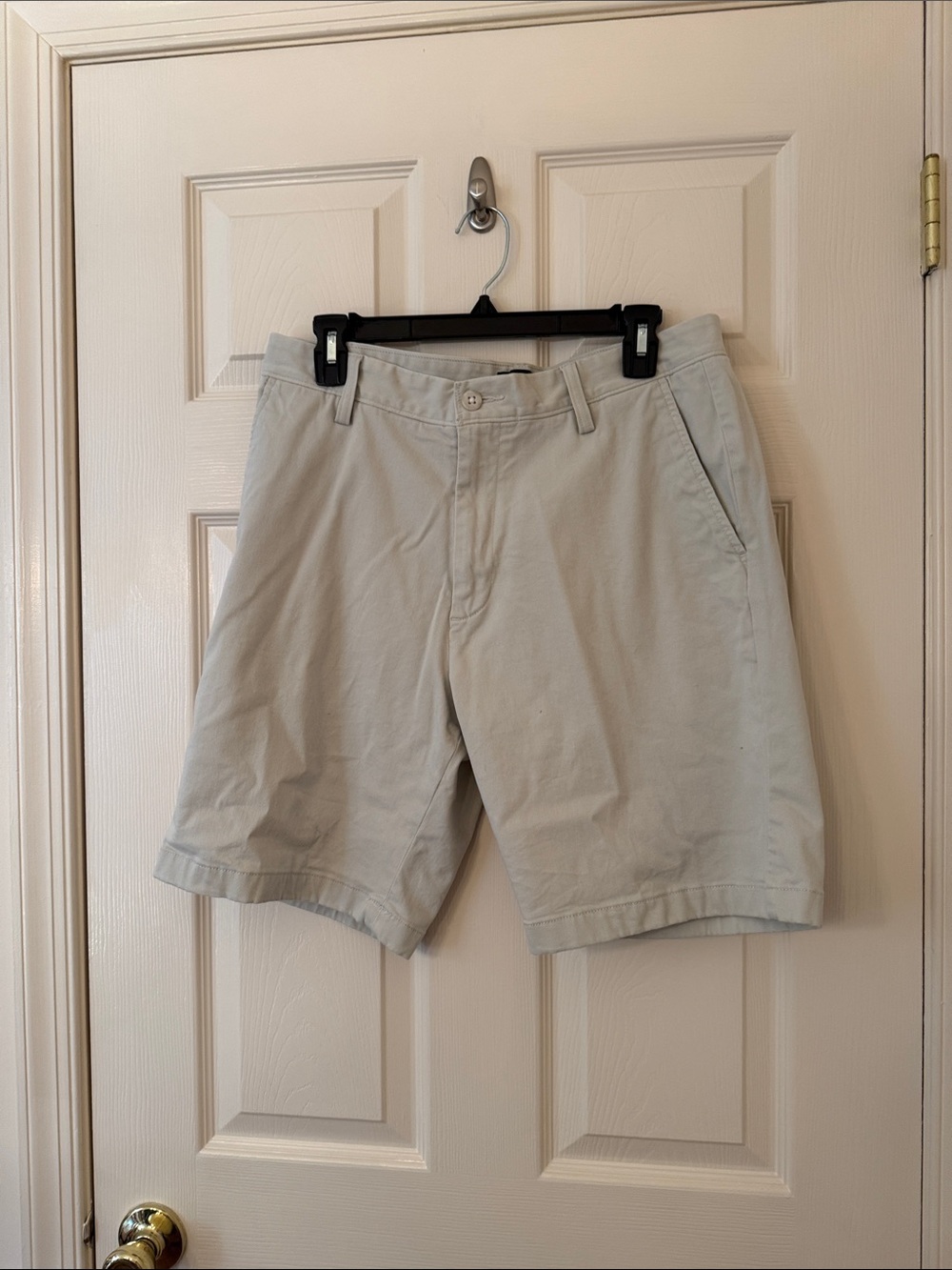 Nautica Light Khaki Flat Front Men's Shorts